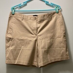 Talbots relaxed chino shorts